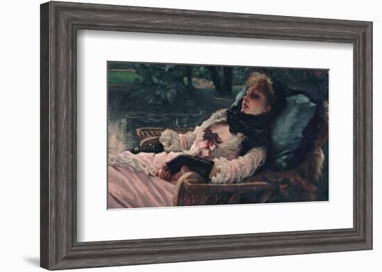 The Dreamer, of Summer Evening, c.1881-James Tissot-Framed Art Print