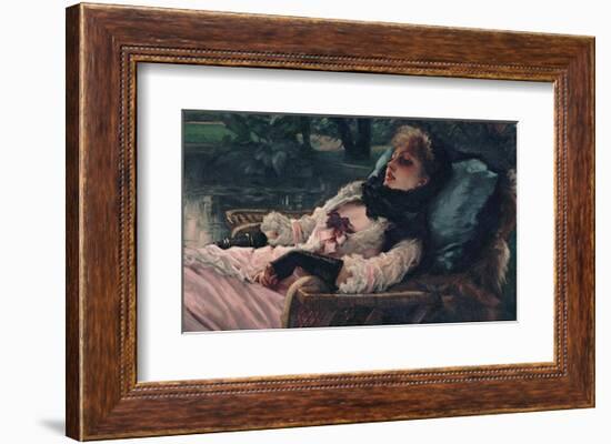 The Dreamer, of Summer Evening, c.1881-James Tissot-Framed Art Print