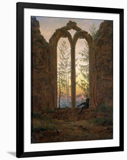 The Dreamer (Ruins of the Oybi), C1835-Caspar David Friedrich-Framed Giclee Print