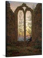 The Dreamer (Ruins of the Oybi), C1835-Caspar David Friedrich-Stretched Canvas