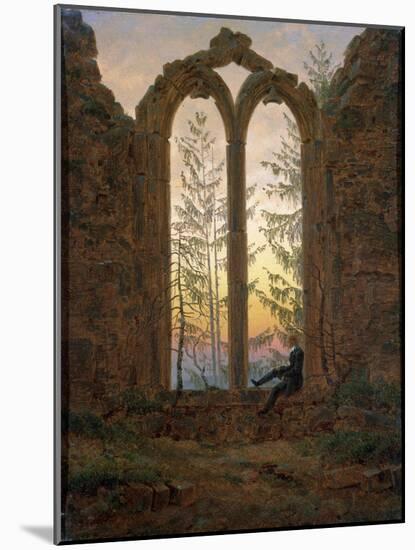 The Dreamer (Ruins of the Oybi), C1835-Caspar David Friedrich-Mounted Giclee Print