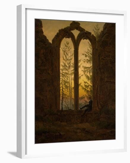 The Dreamer-Caspar David Friedrich-Framed Giclee Print