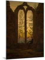 The Dreamer-Caspar David Friedrich-Mounted Giclee Print