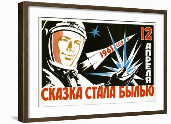 The Dreams Came True of 12 April - 1st Manned Space Flight-null-Framed Art Print