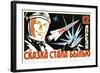 The Dreams Came True of 12 April - 1st Manned Space Flight-null-Framed Art Print