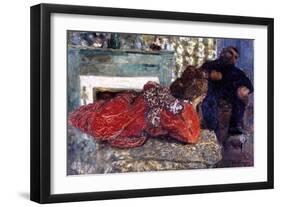 The Dressing Gown, 1897-Edouard Vuillard-Framed Giclee Print