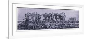 The Dressing Station. Casualties from Mustard Gas, from British Adventure Published by Collins, 194-John Singer Sargent-Framed Premium Giclee Print