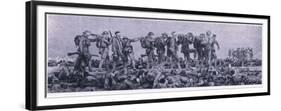 The Dressing Station. Casualties from Mustard Gas, from British Adventure Published by Collins, 194-John Singer Sargent-Framed Premium Giclee Print