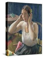 The Dressing Table, 1929-Harold Harvey-Stretched Canvas