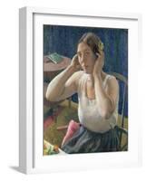 The Dressing Table, 1929-Harold Harvey-Framed Giclee Print