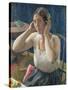 The Dressing Table, 1929-Harold Harvey-Stretched Canvas