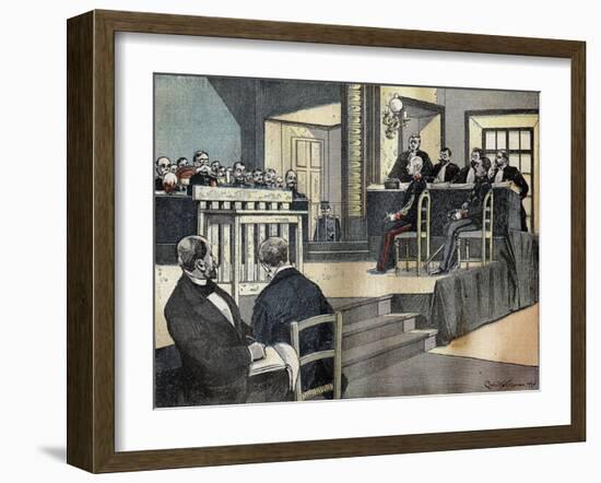 The Dreyfus Affair 1899-Stefano Bianchetti-Framed Giclee Print