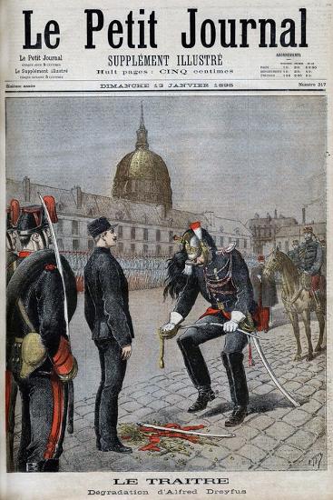 'The Dreyfus Affair - Depiction of Degradation of Alfred Dreyfus ...