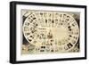 The Dreyfus Affair Game, with Portraits of the Various Individuals Involved, Late 19th Century-null-Framed Giclee Print
