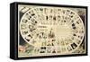 The Dreyfus Affair Game, with Portraits of the Various Individuals Involved, Late 19th Century-null-Framed Stretched Canvas