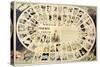 The Dreyfus Affair Game, with Portraits of the Various Individuals Involved, Late 19th Century-null-Stretched Canvas