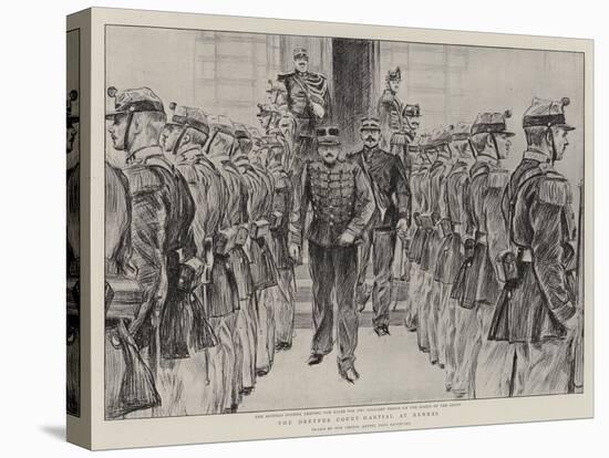 The Dreyfus Court-Martial at Rennes-Charles Paul Renouard-Stretched Canvas