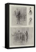 The Dreyfus Court-Martial at Rennes-Melton Prior-Framed Stretched Canvas