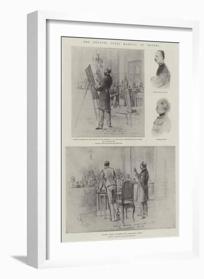 The Dreyfus Court-Martial at Rennes-Melton Prior-Framed Giclee Print