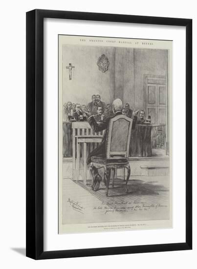 The Dreyfus Court-Martial at Rennes-Melton Prior-Framed Giclee Print