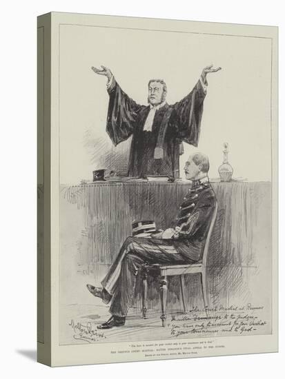 The Dreyfus Court-Martial, Maitre Demange's Final Appeal to the Judges-Melton Prior-Stretched Canvas