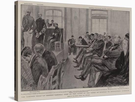 The Dreyfus Trial at Rennes-Charles Paul Renouard-Stretched Canvas