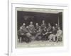 The Dreyfus Trial, Some Press Correspondents and Artists at Rennes-null-Framed Giclee Print