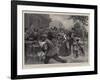The Dreyfus Verdict, the Rush for the Evening Papers on the Paris Boulevards-William T. Maud-Framed Giclee Print