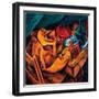 The Drinker, 1914 (Oil on Canvas)-Umberto Boccioni-Framed Giclee Print