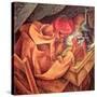 The Drinker, 1914-Umberto Boccioni-Stretched Canvas