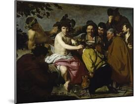 The Drinker (The Triumph of Bacchus/ Los Borrachos), 1628-Diego Velazquez-Mounted Giclee Print