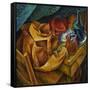 The Drinker-Umberto Boccioni-Framed Stretched Canvas