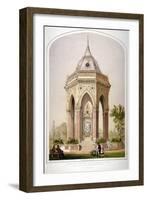 The Drinking Fountain in Victoria Park, Hackney, London, C1861-Robert Dudley-Framed Giclee Print