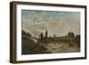 The Drinking Place, c1827-1878, (1906-7)-Charles-Francois Daubigny-Framed Giclee Print