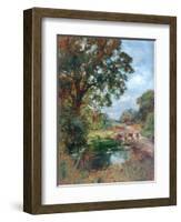 The Drinking Pool-Henry John Yeend King-Framed Giclee Print