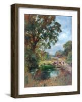 The Drinking Pool-Henry John Yeend King-Framed Giclee Print