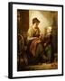 The Dropped Stitch, 1893-Alfred Fowler Patten-Framed Giclee Print