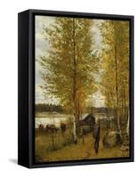 The Drover-Danielson-Gambogi Elin-Framed Stretched Canvas