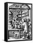 The Druggist's Shop, 1568-Jost Amman-Framed Stretched Canvas