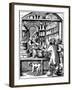 The Druggist's Shop, 1568-Jost Amman-Framed Giclee Print