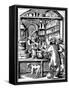 The Druggist's Shop, 1568-Jost Amman-Framed Stretched Canvas