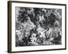 The Druids, or the Conversion of the Britons to Christianity, Engraved by Simon Francois Ravenet-Francis Hayman-Framed Giclee Print