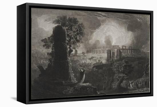 The Druids Sacrifice, 1832-William Overend Geller-Framed Stretched Canvas