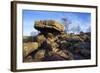 The Druids Writing Desk at Brimham Rocks, Nidderdale, North Yorkshire, England, UK-Mark Sunderland-Framed Photographic Print