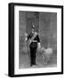 The Drum Major and Goat of the 1st Battalion the Welch Regiment, 1896-WM Crockett-Framed Giclee Print