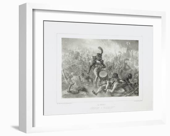 The Drum Waking the Dead Soldiers, 1842-Denis Auguste Marie Raffet-Framed Giclee Print