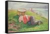 The Drummer Boy's Dream-Frederic James Shields-Framed Stretched Canvas