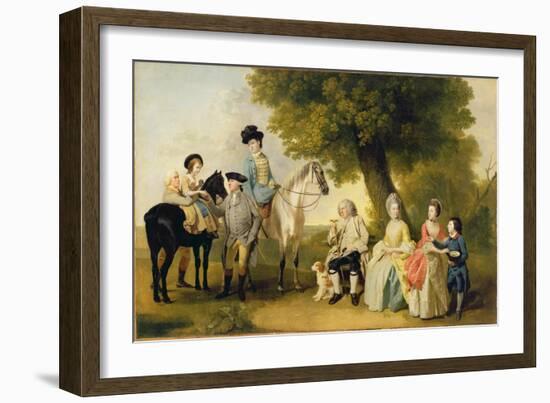 The Drummond Family, c.1769-Johann Zoffany-Framed Giclee Print