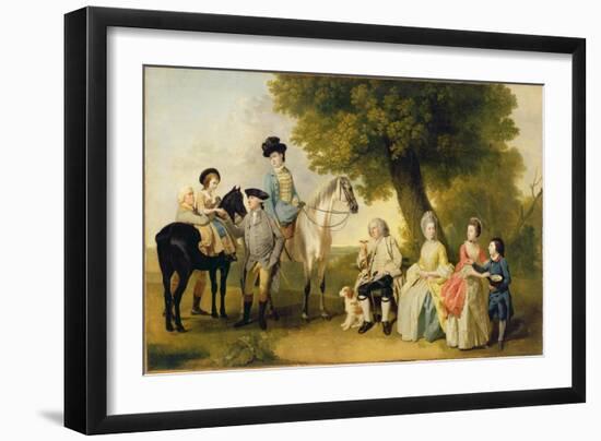 The Drummond Family, c.1769-Johann Zoffany-Framed Giclee Print