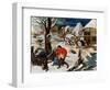 The Drunkard Being Led Home-Pieter Brueghel the Younger-Framed Giclee Print